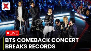BTS Concert LIVE : BTS comeback concert breaks records with unforgettable performances | NewsX World