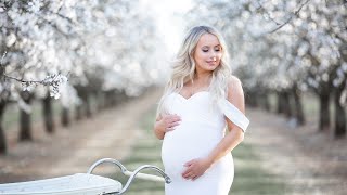 Beautiful Maternity Photoshoot in Orchards Behind the Scenes