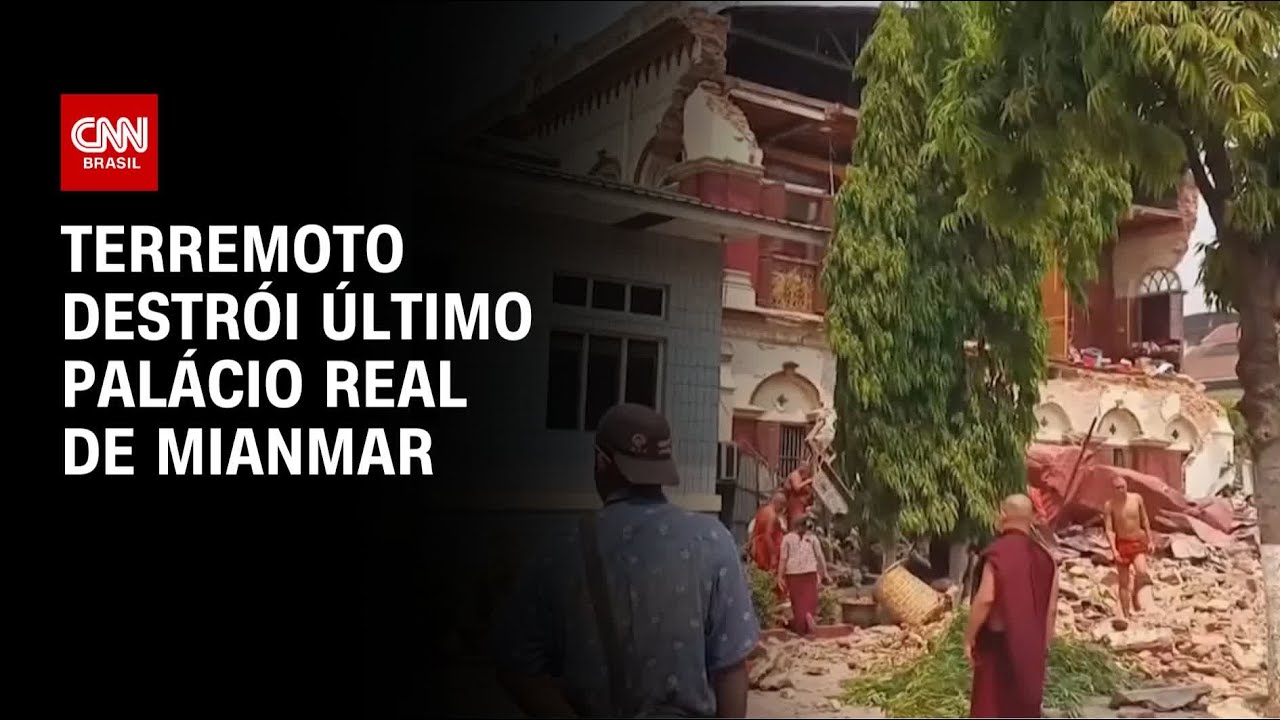Terremoto em Mianmar: Prédio histórico do país é destruído | CNN PRIME TIME