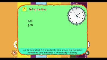 Explore Math Class 4, Unit 11, 02 Telling the time