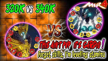 So Long I Almost Ordered Food | 320K Lancer vs 340K Taoist | MIR4 PvP