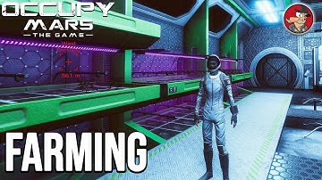 Seeding new plants in greenhouse - Occupy Mars Gameplay