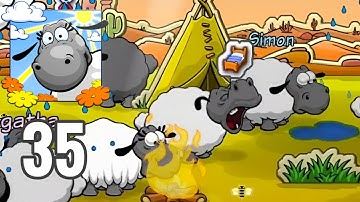 Level 51 - Clouds & Sheep - Part 35 - Gameplay Walkthrough (Android, iOS)