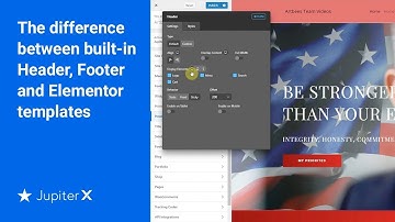 The difference between built in Header, Footer Builders and Elementor templates