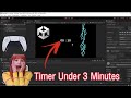 How to make a timer in unity  under 3 minutes 