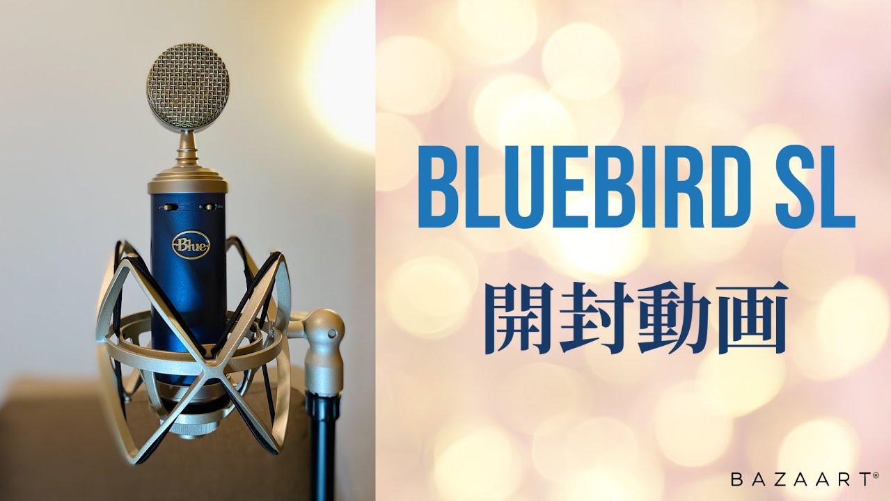 Blue Bird Sl シンガーおすすめコンデンサーマイク 開封動画 Youtube
