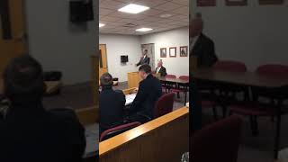 Sam Shamansky speaks at Pat O’Donnell sentencing on 3-19-18