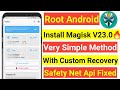 INSTALL MAGISK V23.0 WITH CUSTOM RECOVERY | VERY SIMPLE METHOD TO ROOT ANY ANDROID PHONE 2021