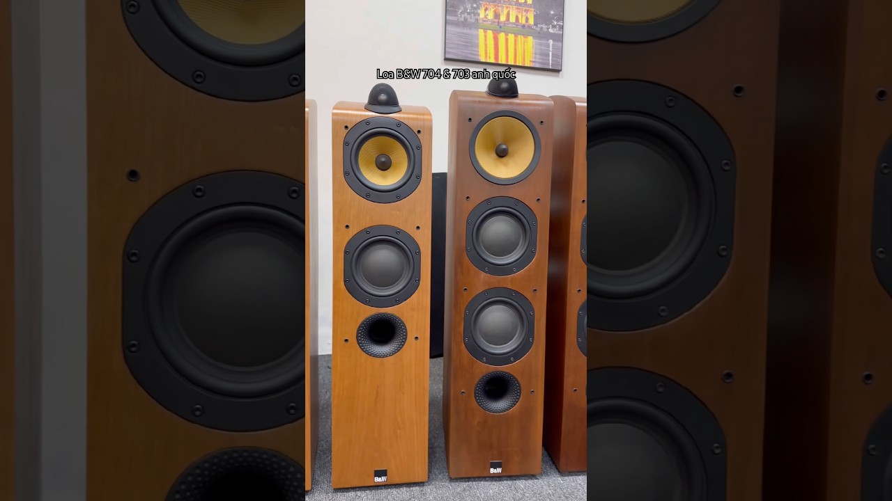 B&W 704 & 703 Ae Cùng Mẹ Khác Bố 