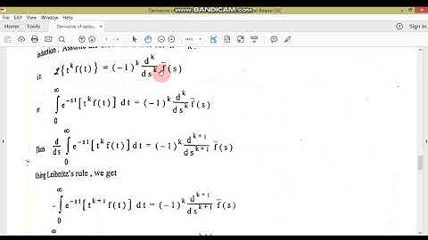 Derivative of Laplace transform of function//MM-I//M.Adnan Anwar