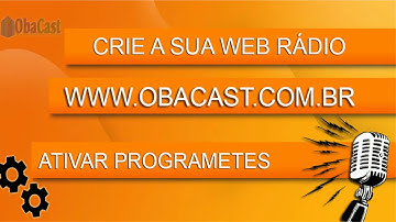 Ativar programas e programetes na playlist do Painel ObaCast Play