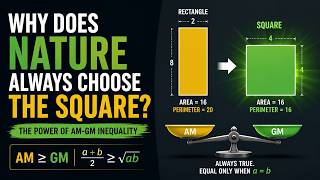 THE POWER OF AM-GM INEQUALITY || Why Does Nature Always Choose the Square?