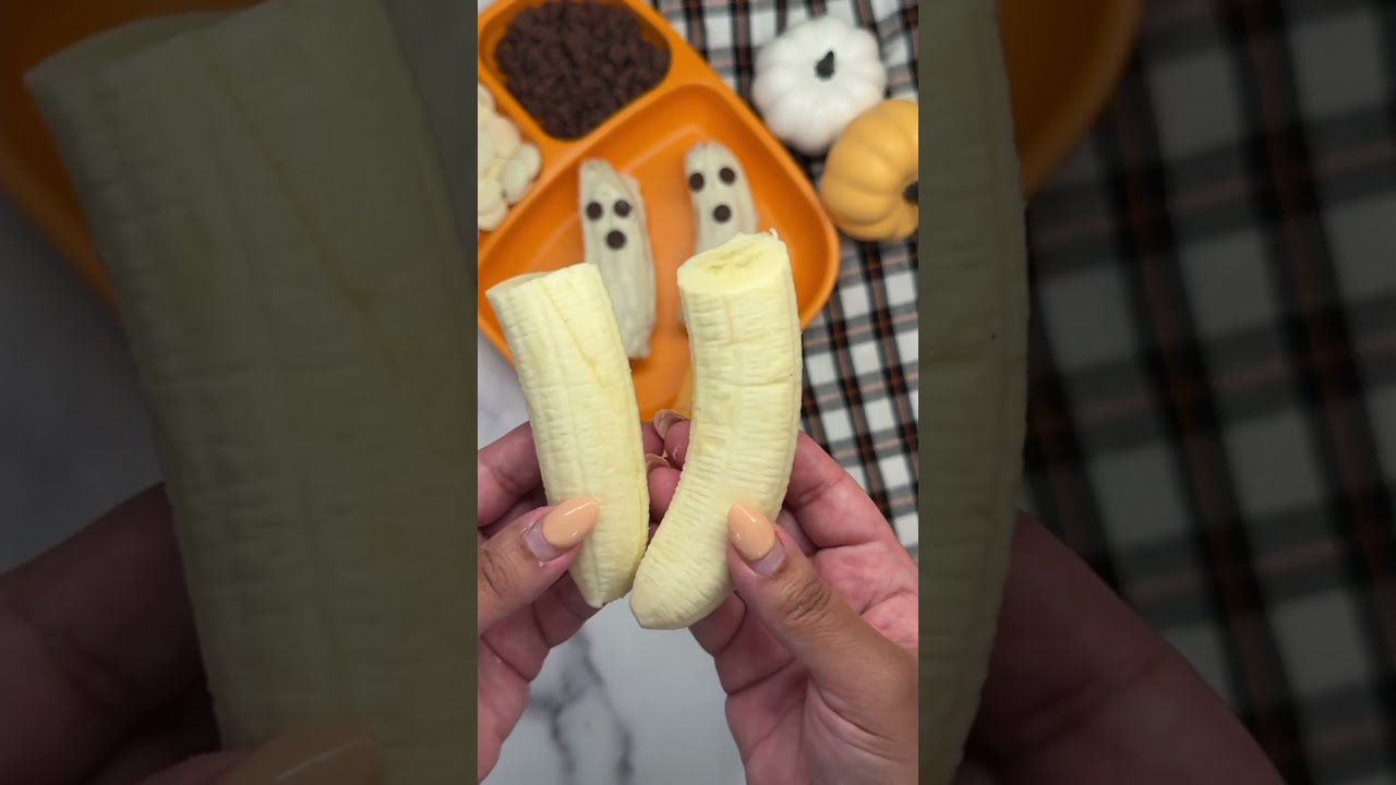 Ghostly Banana Pops
