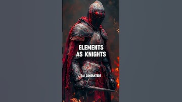 Ai Draws Elements as Knights! #shorts #ai #midjourney #knights #elements #elemental #epic #knight