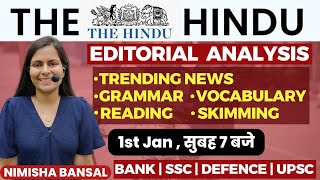 The Hindu Editorial Analysis |1ST JANUARY, 2024| Vocab, Grammar, Reading, Skimming | Nimisha Bansal screenshot 3