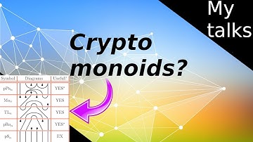 Daniel Tubbenhauer: Monoidal categories and cryptography