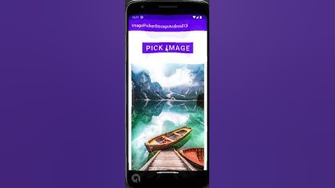 Shorts Android 13 Image Picker | Without Storage Permission in Android 13