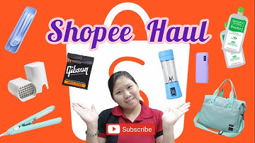 Shopee Haul - Assorted Items from Shopee