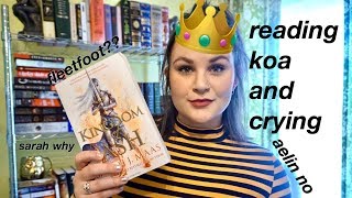 KINGDOM OF ASH REVIEW &amp; LIVE READING VLOG | MER&#39;S BOOK CLUB