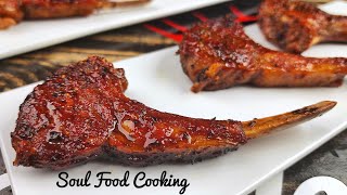 How to make Honey Glazed Lamb Chops  Easy Lamb Chops Recipe