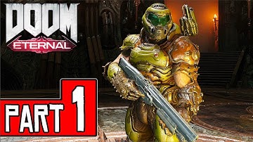DOOM Eternal Walkthrough Part 1 (PS4 Pro) FULL GAME No Commentary @ 1440p (60ᶠᵖˢ) ✔