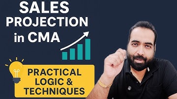 Lecture 55: How to Project Sales in CMA Data | Financial Modeling & Loan Projections