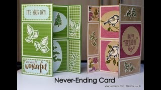 No.388 - Never-Ending Card - UK Stampin' Up! Independent Demonstrator