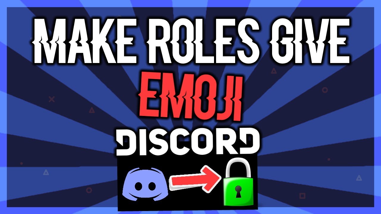 How To Lock Emojis To Specific Roles Discord Emoji Locker Bot Youtube