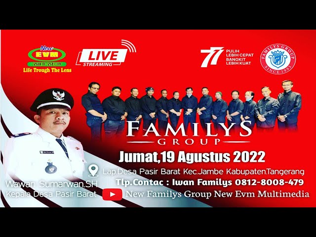 Live Streaming NEW FAMILYS GROUP Edisi Pasir Barat Kec.Jambe class=