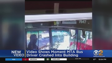 Video Shows MTA Bus Crash Into Brooklyn Building