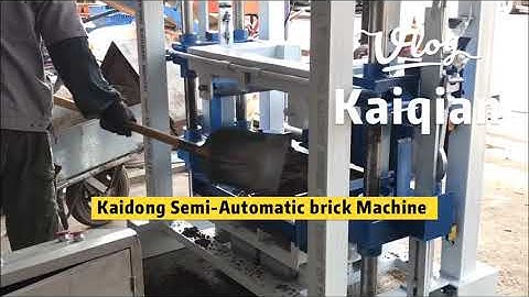 KAIDONG QT4-40 block machine