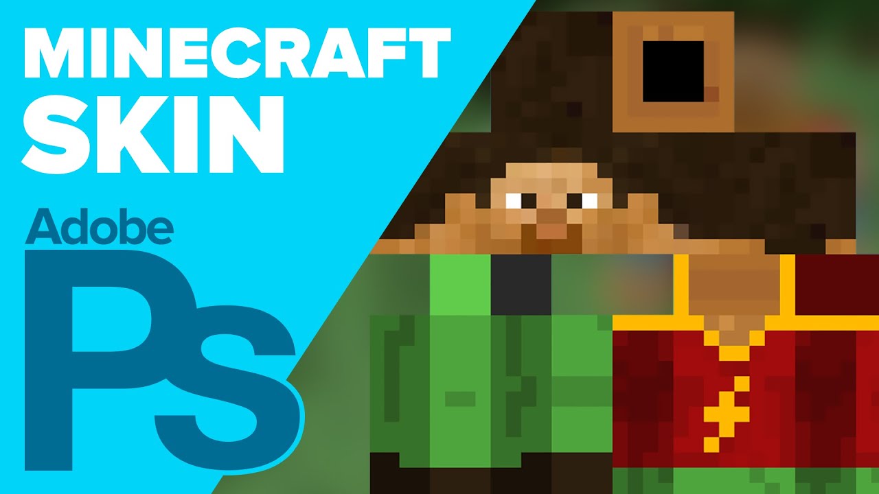 how-to-create-a-minecraft-skin-in-photoshop-youtube