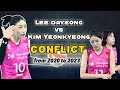 Eng chronology of the conflict between lee dayeong  and kim yeonkyeong  