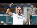 Bautista Agut beat Novak Djokovic - Match Point
