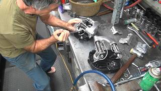143 1947 knucklehead head & rocker arm rebuild 74ci motor m74B
