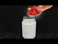 Einfach Erdbeeren in die Milch geben! Sie werden erstaunt sein! 5-Minuten-Rezept.