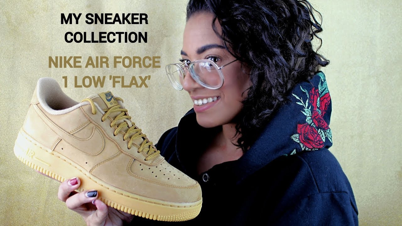 MY SNEAKER COLLECTION - Nike Air Force 1 Low 'FLAX' | Sharese Taylor ...