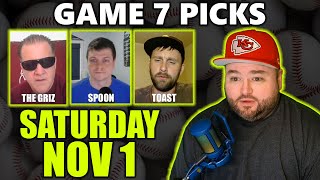 World Series Game 7 MLB Picks with Kyle Kirms | Saturday November 1st