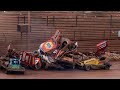 BriSCA F1 Stockcars - Odsal Stadium, Bradford - Grand Final Pile-Up - Sunday 30th June 2024