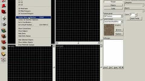3D Buzz Half-Life 2 level editing tutorials: 4. The Main Menu Bar
