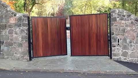 Composite Automatic Swinging Gate with Intercom