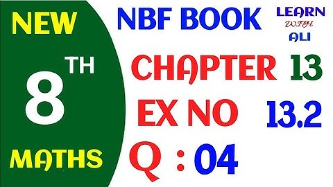 class 8 math exercise 13.2 question 4 | class 8 math nbf ex 13.2 q 4 | probability