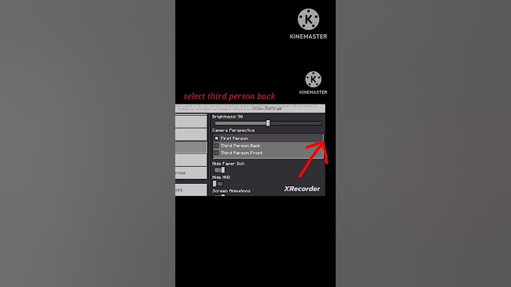 how change camera angle in Minecraft?