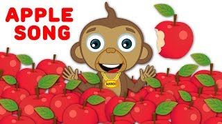 apple song a crunchy and juicy treat original song by hooplakidz many more nursery rhymes