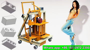 QMR2-45 small manual movable concrete block machine MOD