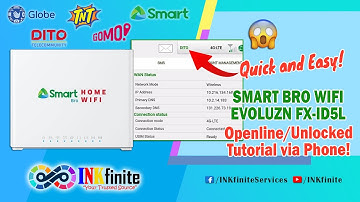 Smart Bro Home WiFi Evoluzn FX-ID5L Openline / Unlocked Tutorial via Phone 2025 | INKfinite