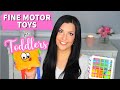 BEST FINE MOTOR TOYS FOR TODDLERS || 10 Learning Toys for Toddlers 2021