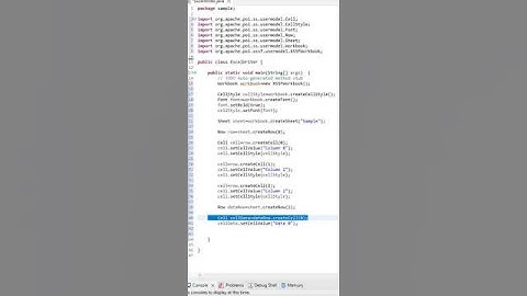 How to write excel file in Java | Writing rows and columns in excel by java programming