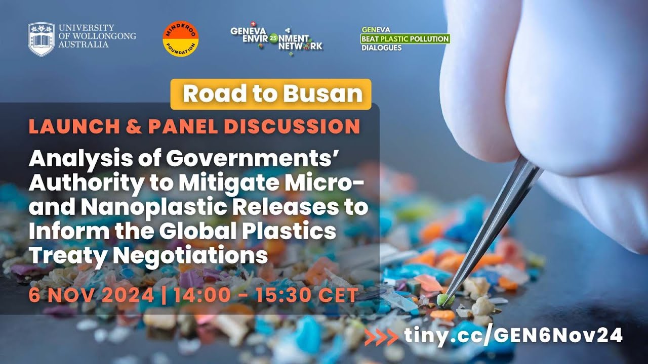 Analysis of Govs’ Authority to Mitigate Micro- & Nanoplastic Releases to Inform Plastics Treaty Neg.