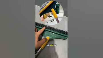 Cây Chà Sàn Nhà Tắm Đa Năng 2 Trong 1, Chổi Cọ Sàn Gạt Nước Phòng Tắm Nhà Vệ Sinh Lau Kính Tiện Dụng